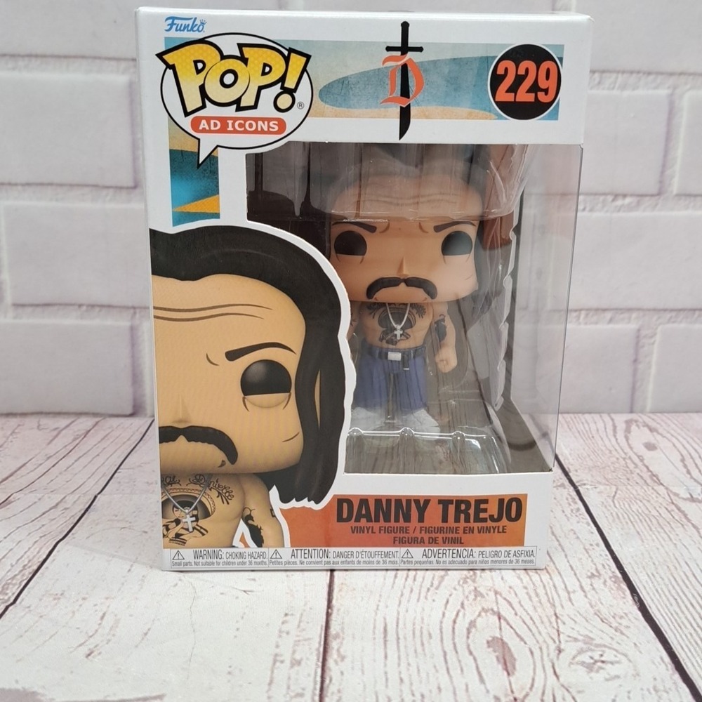 Funko Pop Danny Trejo #229 Ad Icons – Rare Collector's Vinyl Figure NIB